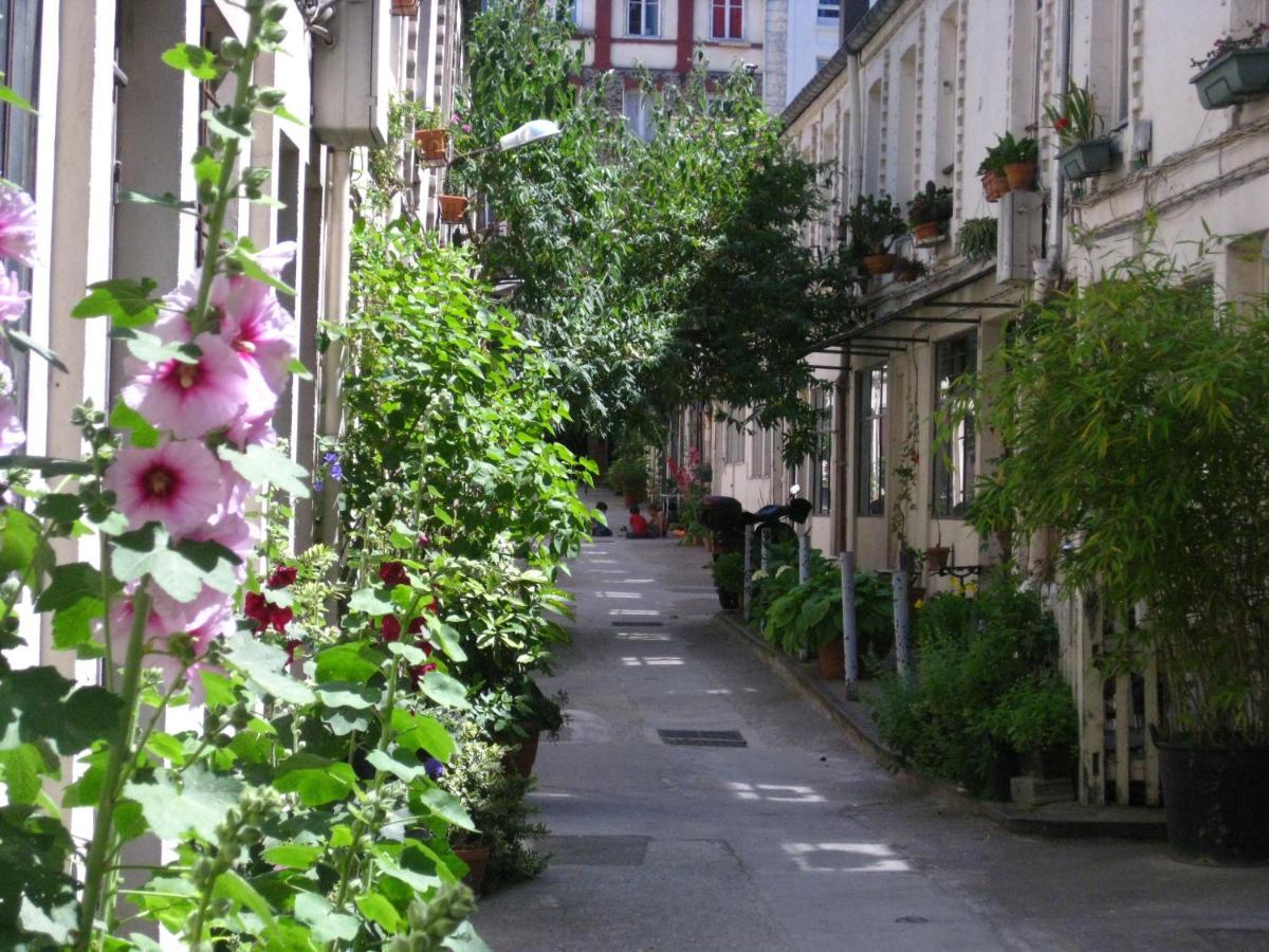 Cite Pilleux - Charming Studio In A Flowery Pedestrian Lane Paris Dış mekan fotoğraf