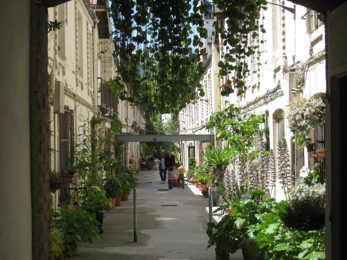 Cite Pilleux - Charming Studio In A Flowery Pedestrian Lane Paris Dış mekan fotoğraf